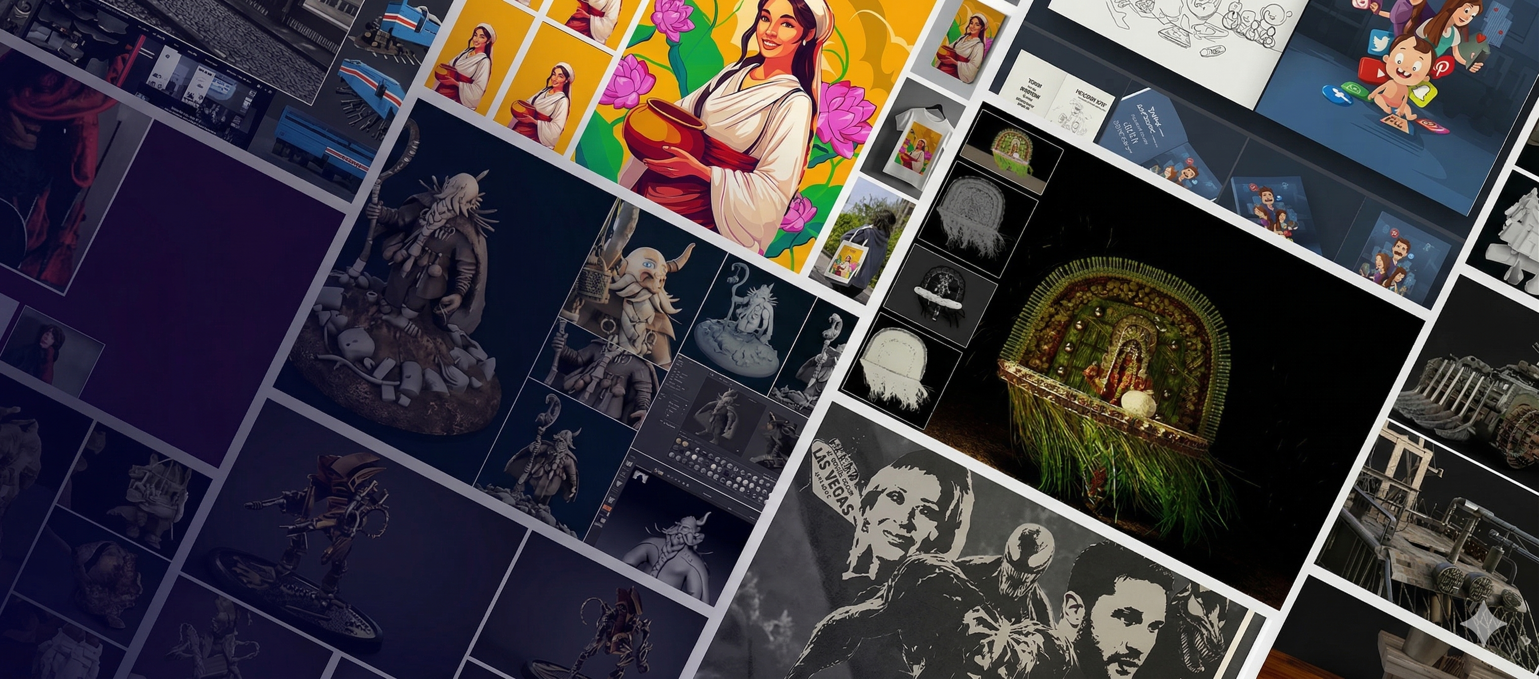 MAAC Ghaziabad RDC student gallery — creative work and campus life
